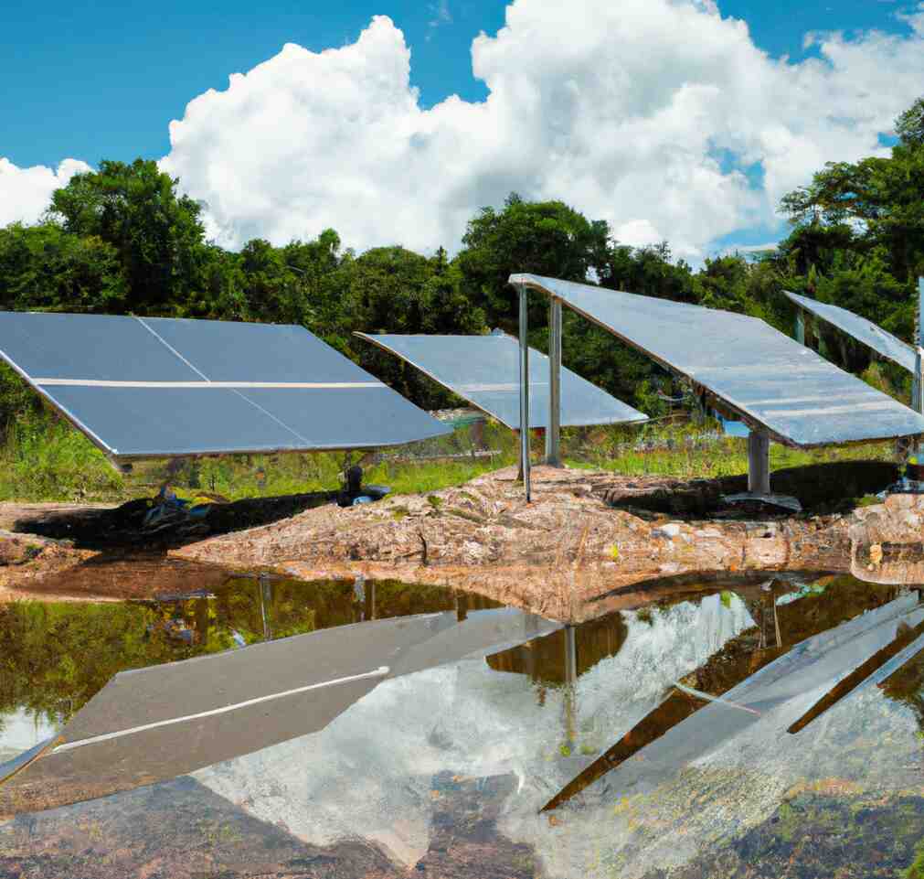 Paneles solares para la purificación del agua: el futuro del agua potable limpia