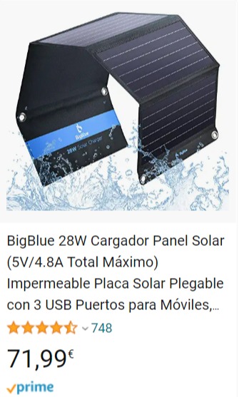 Paneles solares para cargar baterías portátiles: ¿cuál es el mejor?