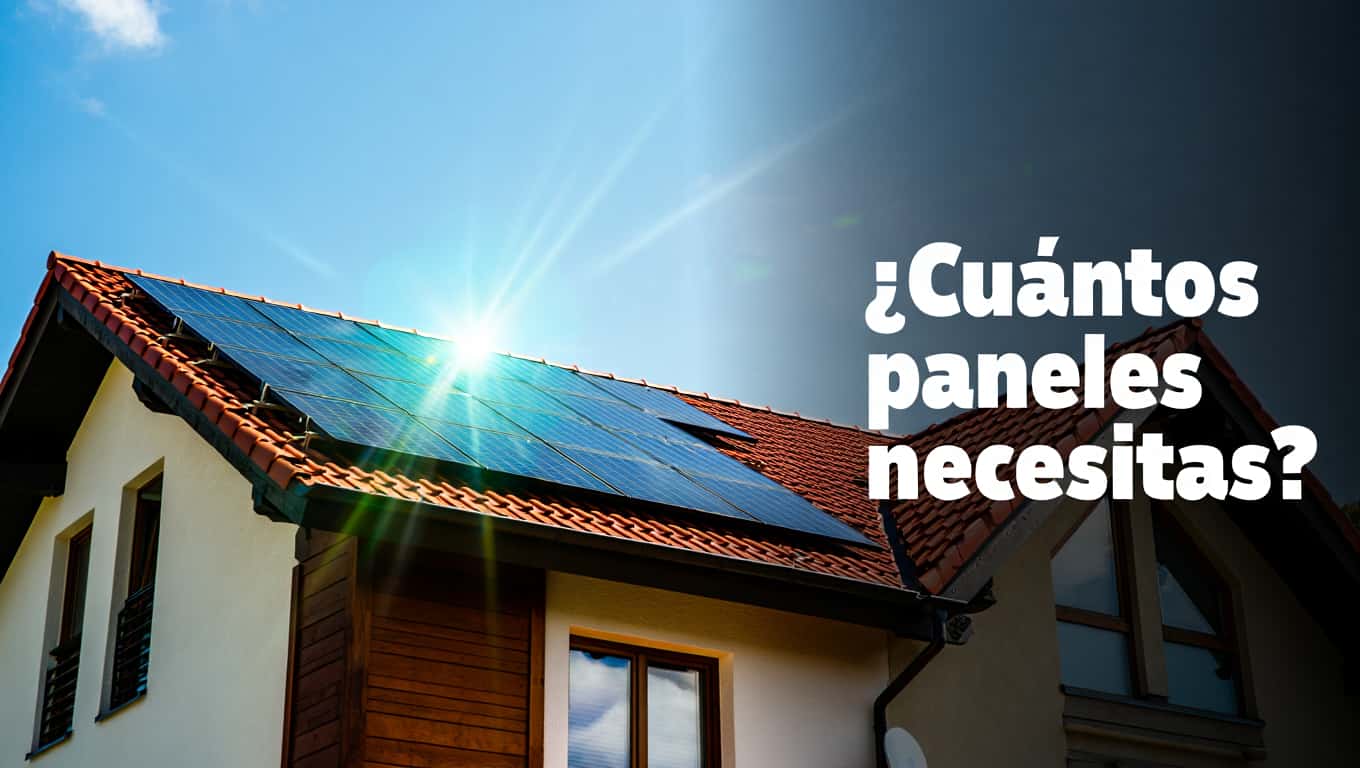 ¿Cuántos paneles solares necesito para una casa de 100 m² en España?