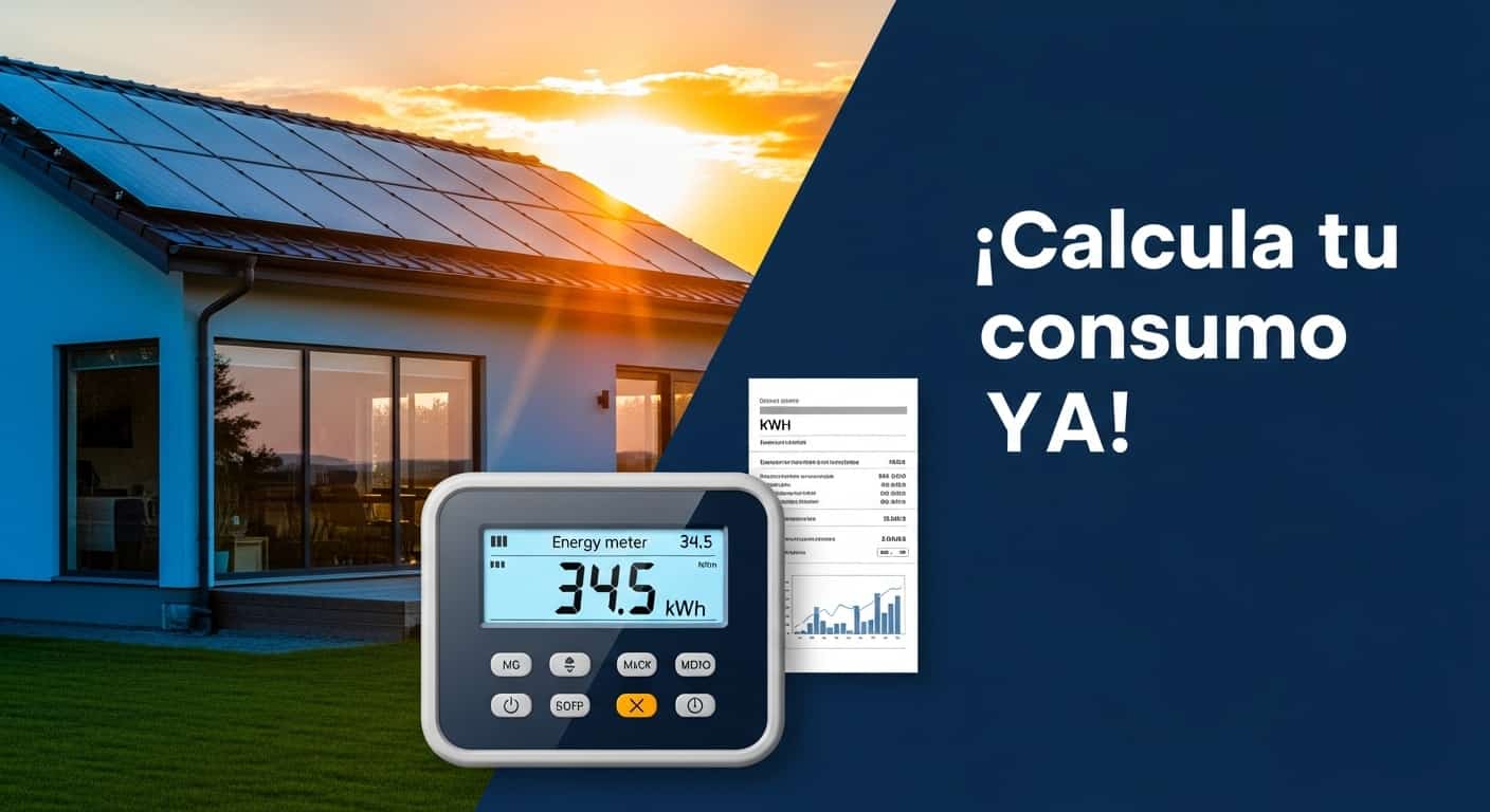 Cómo calcular el consumo diario de tu casa en kWh para instalar placas solares